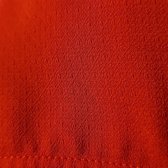 GiGiO plus XL womens red blouse shear large flutter sleeve back keyhole - Picture 13 of 13